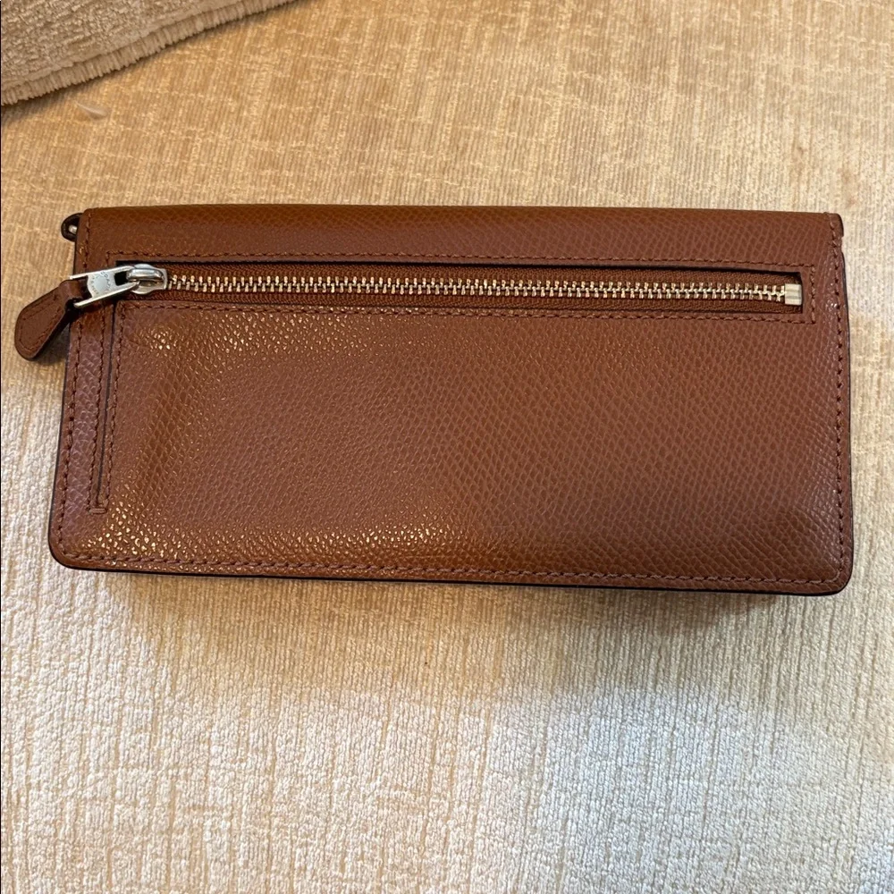 Coach Brown Leather Pouch - Picture 3 of 11